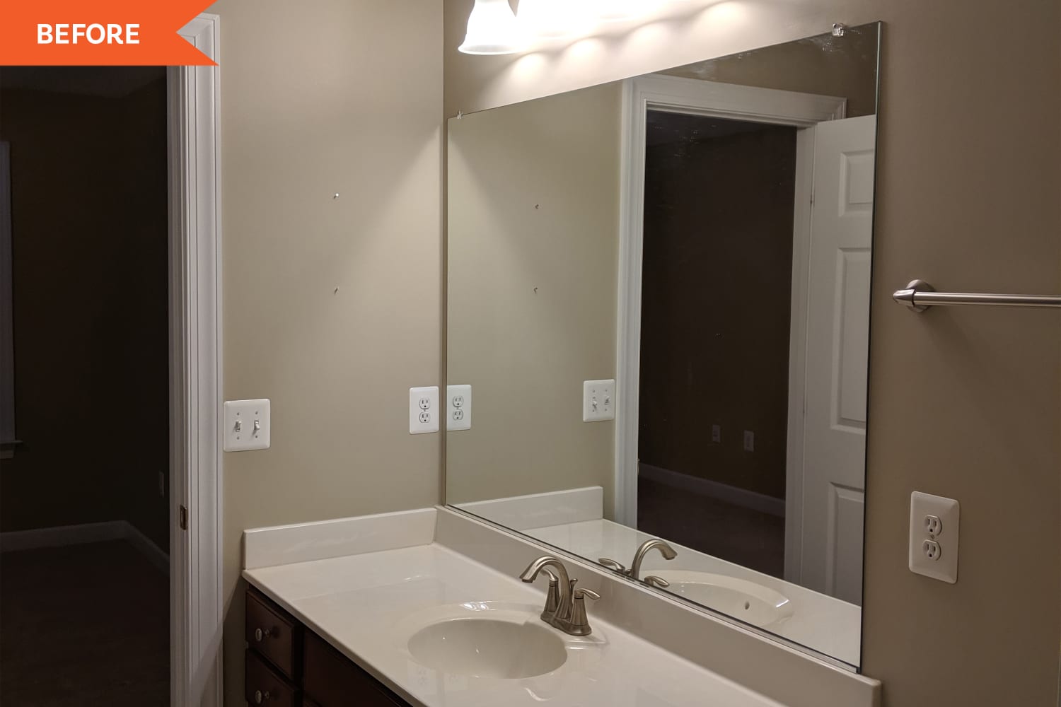 Blue and White Bathroom Redo Before and After Photos Apartment Therapy